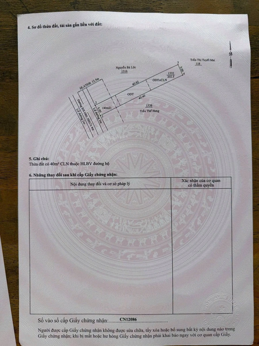 Bán đất Định Hoà 400m² 3 tỷ 350 - Ảnh thu nhỏ 4