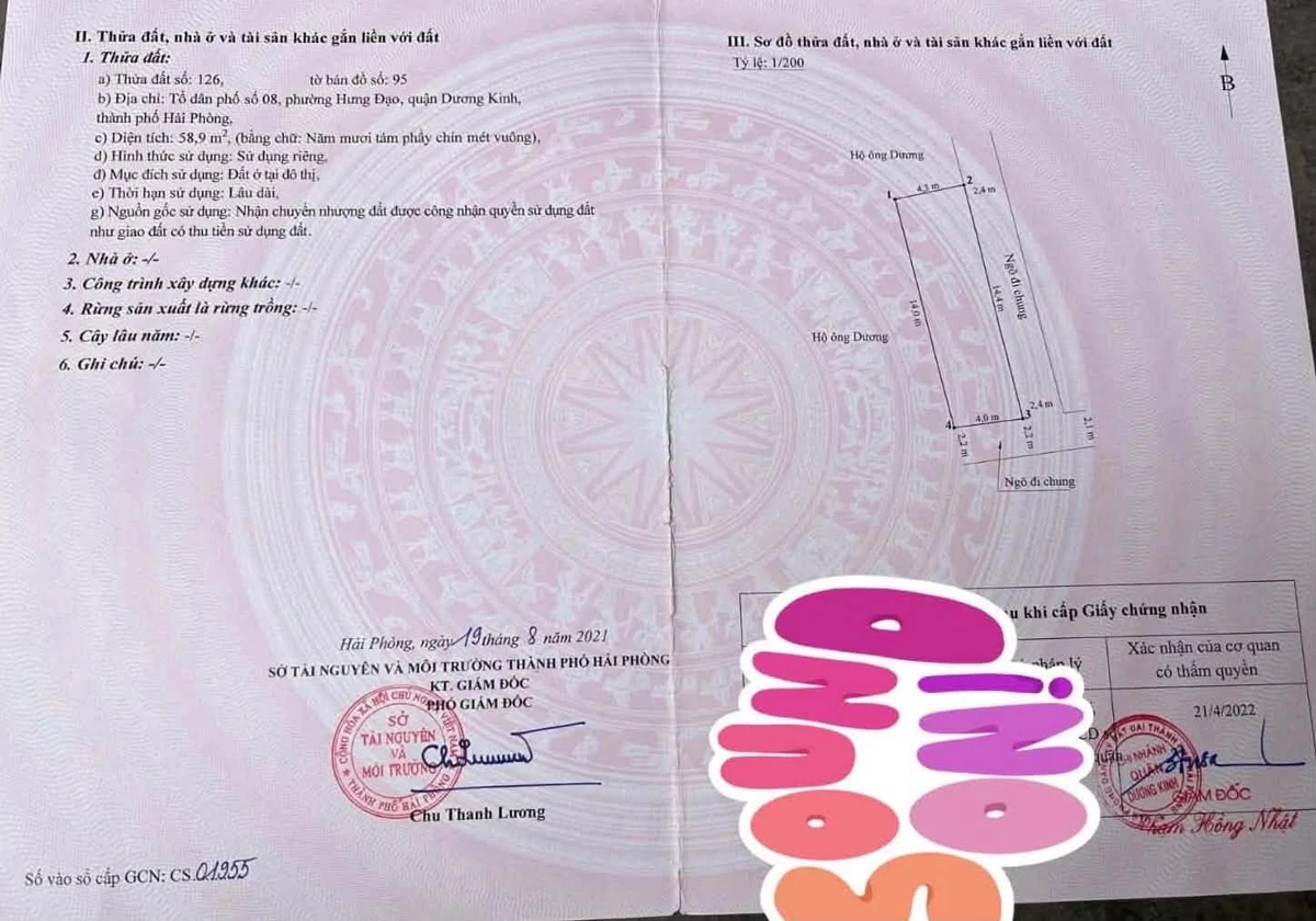Bán lô đất 58,9m² 2 mặt ngõ tại Phương Lung, Hưng Đạo, Hải Phòng - Ảnh thu nhỏ 5