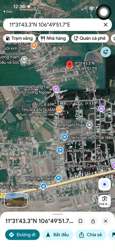 Bán đất Ấp 2 Tân Thành Đồng Xoài 550 triệu