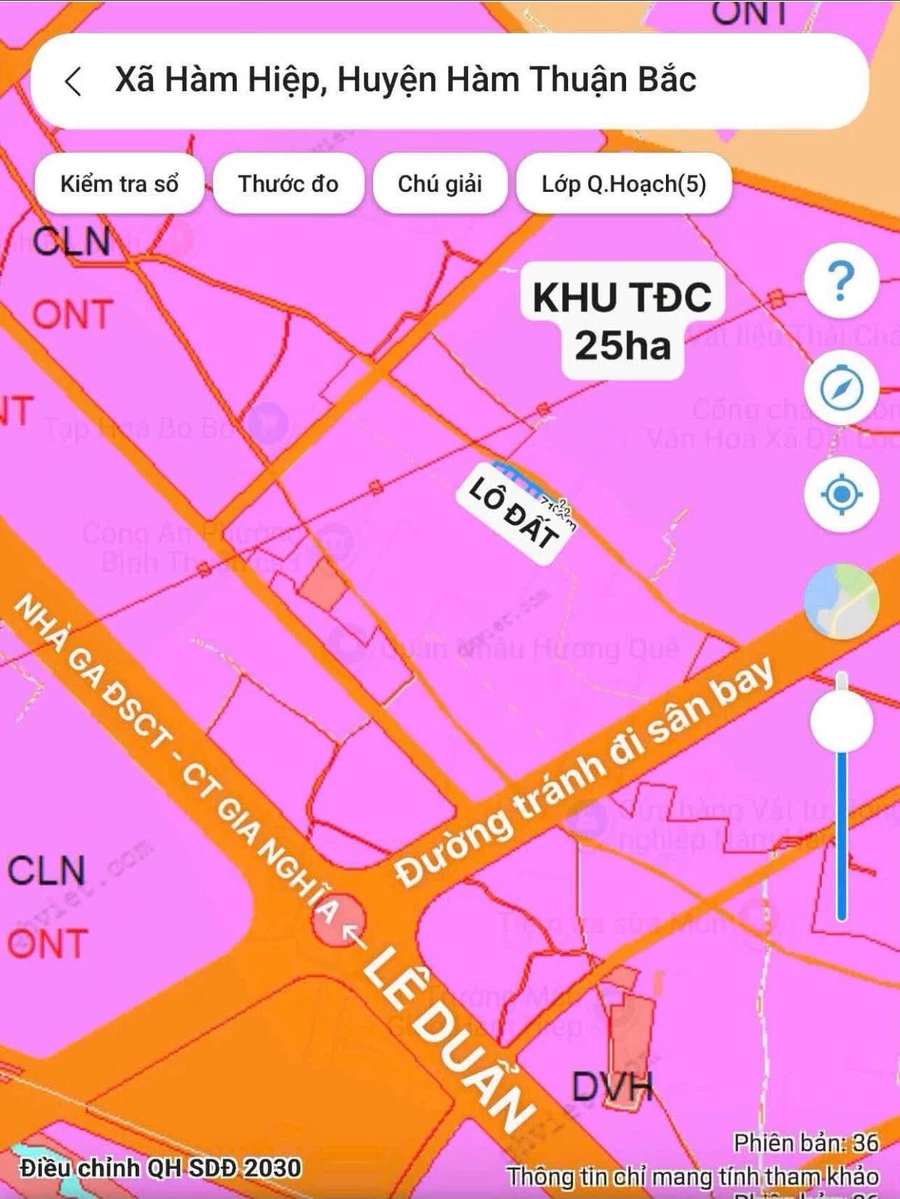 Bán lô đất mặt tiền 2000m² Xã Hàm Hiệp Lâm Đồng - Ảnh thu nhỏ 3