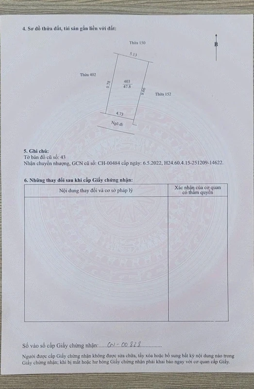 Bán lô đất 47,8m² phố Lê Viết Hưng, Hải Dương