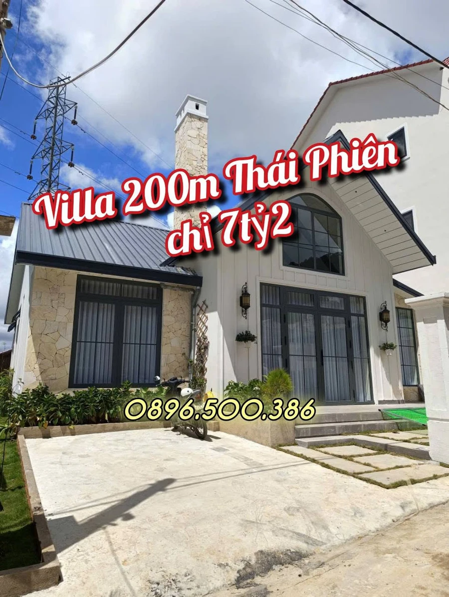 Bán villa 207m² sân vườn Đà Lạt 7,2 tỷ - Ảnh 1