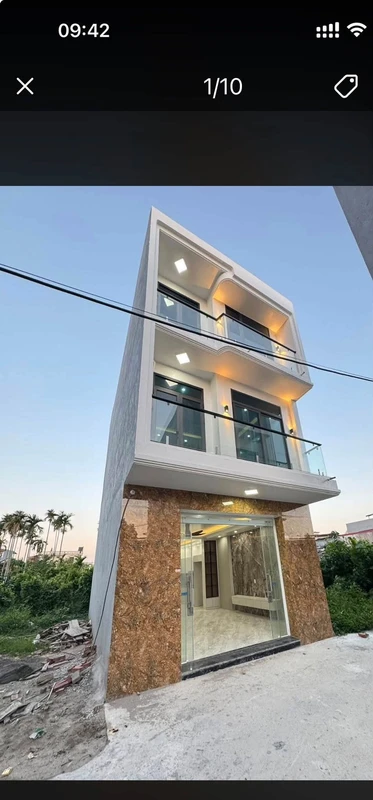 Bán nhà 3 tầng độc lập 52,6m2 gần chợ Kiều Trung, Hồng Thái, An Dương, Hải Phòng