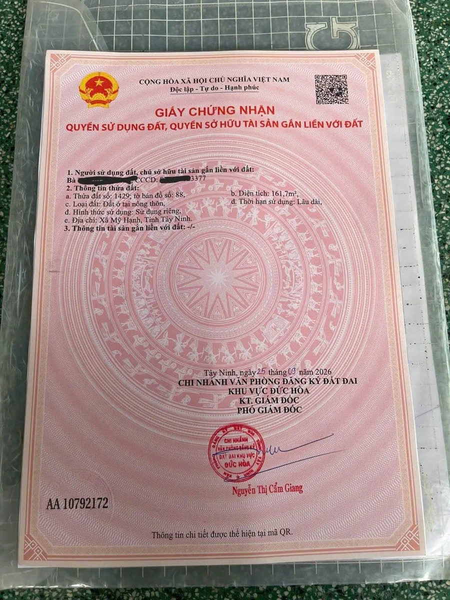 Bán nhà mặt tiền Mỹ Hạnh 98m2, 1 tỷ 590 triệu - Ảnh thu nhỏ 5