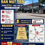 Bán mặt tiền DT 743 Bình Dương 712m² - Ảnh thu nhỏ 1