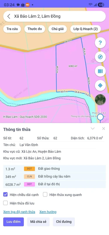 Bán lô đất 5.835m² Bảo Lâm 2, Lâm Đồng, giá 6 tỷ