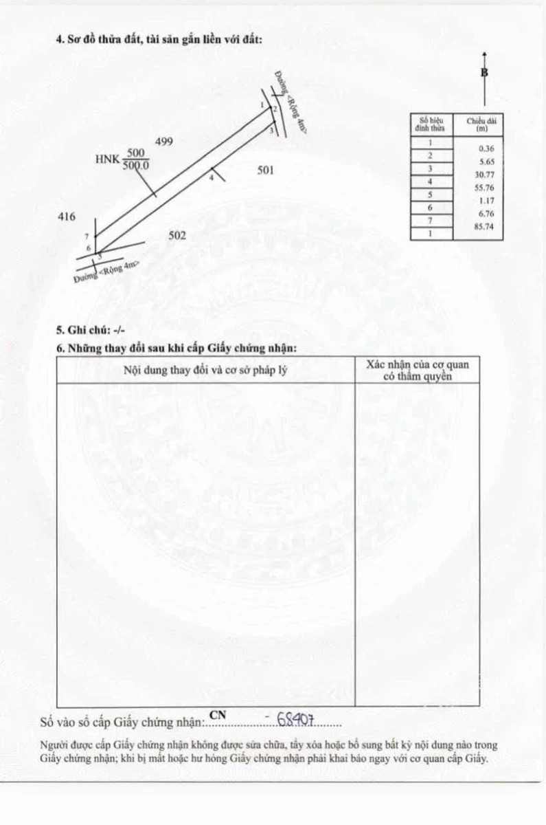 Bán lô đất 6x85m giá 465 triệu đối diện Khu du lịch Đoàn Thành, Buôn Ma Thuột - Ảnh thu nhỏ 5