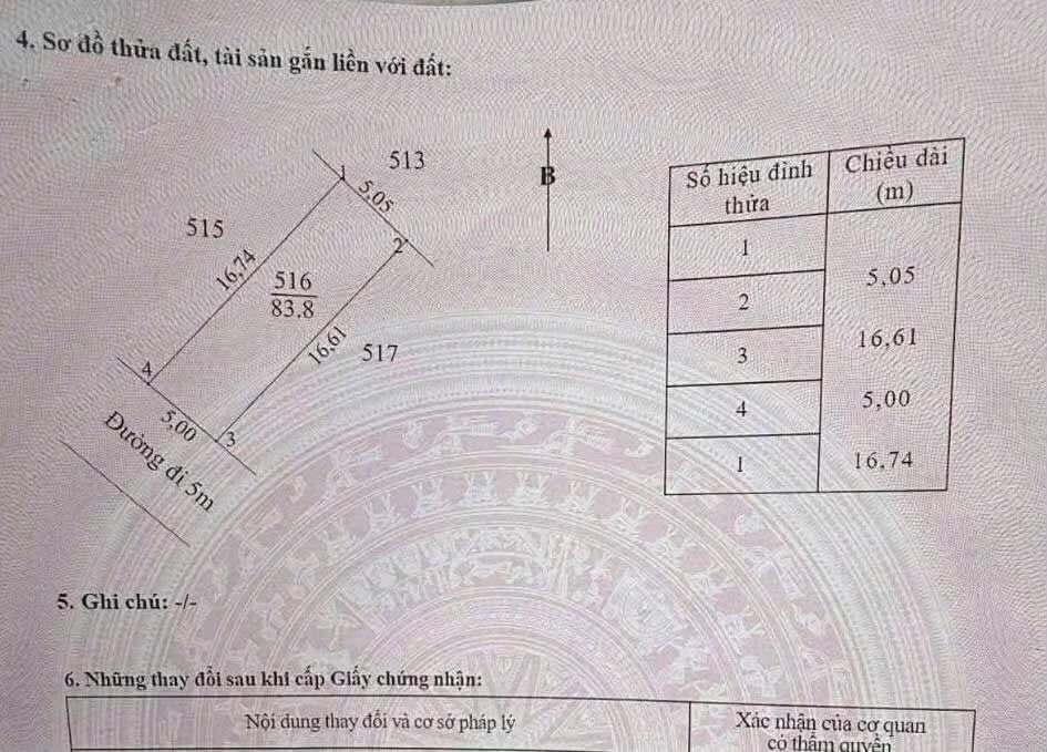 Bán đất kiệt ô tô Thanh Thuỷ Huế 83,8m² 990 triệu - Ảnh thu nhỏ 5