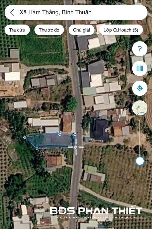Bán đất Phan Thiết 375m² mặt tiền 14m hướng Đông