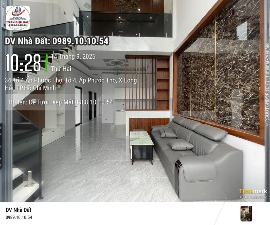 Bán nhà 1 trệt 1 lầu 3PN tại Long Hải 2 tỷ 468tr - Ảnh thu nhỏ 2