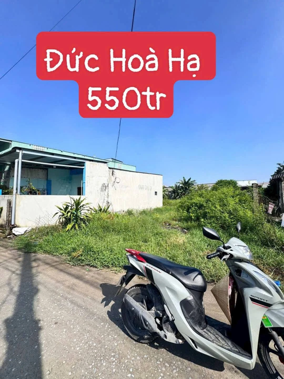 Bán đất thổ cư Đức Hoà Hạ 4x12 và 4.9x15 - Ảnh 1