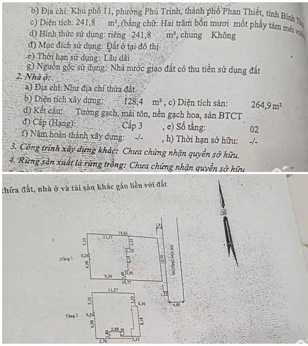 Bán nhà nghỉ 21 phòng mặt tiền Đặng Văn Ngữ, Phan Thiết, diện tích 241,8m2, giá 9,5 tỷ