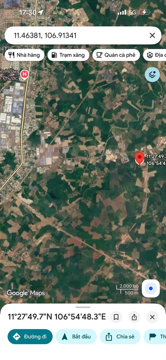Bán lô đất 2500m² mặt tiền 50m Đông Phú - Ảnh 1
