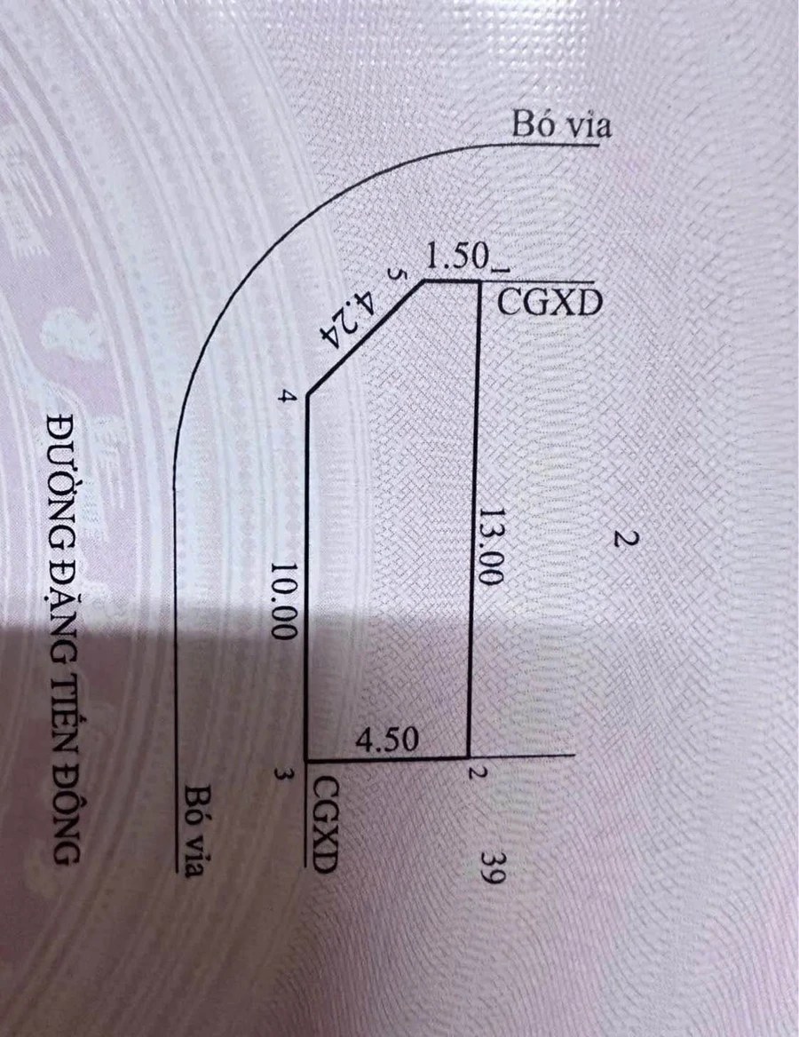 Bán lô góc 2 mặt tiền 54m2 Khu Hà Thanh 1 Quy Nhơn - Ảnh 1