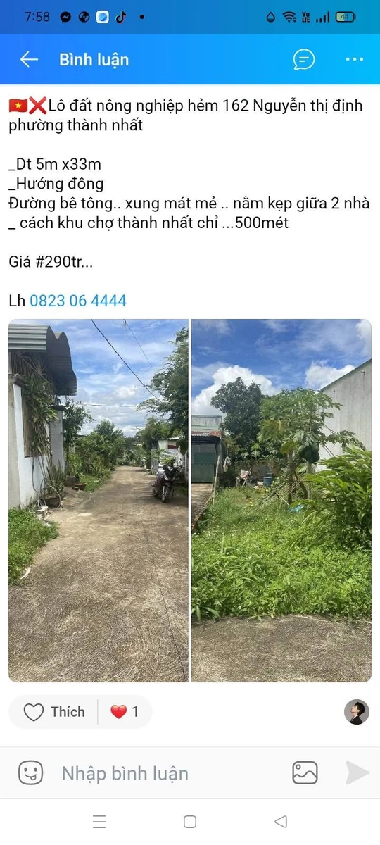 Bán lô đất hẻm 131 Tạ Quang Bửu, 100m², Quận 6, 225 triệu - Ảnh thu nhỏ 3