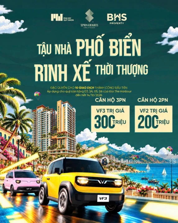 5 ngày cuối: Mua nhà tặng ô tô 200-300 triệu - Căn 2PN Simona Heights full nội thất 4* chỉ 2,5 tỷ - Ảnh 1