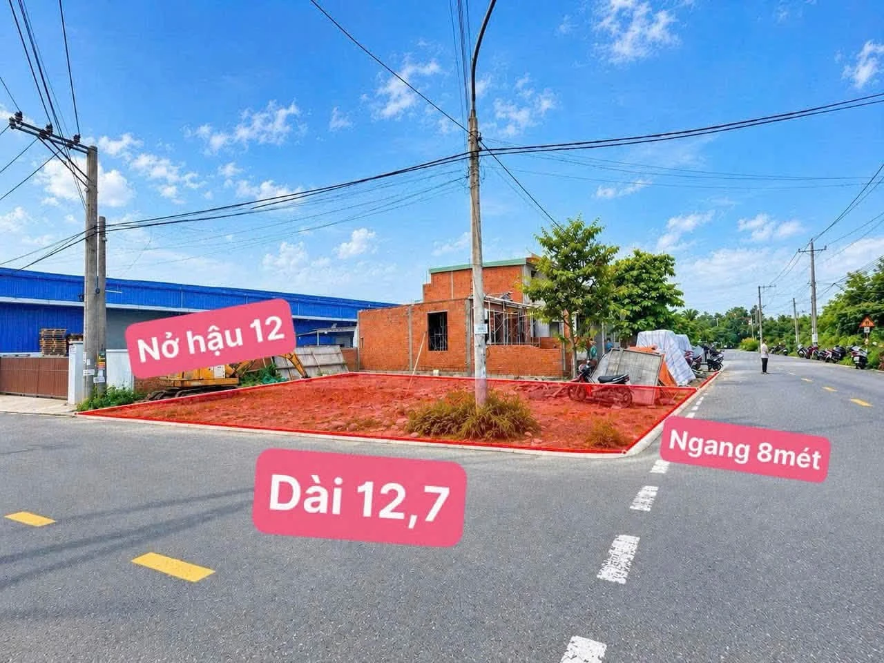 Bán đất góc 2 mặt tiền 123m2 Hương Lộ 7, 1 tỷ 980 triệu - Ảnh 1