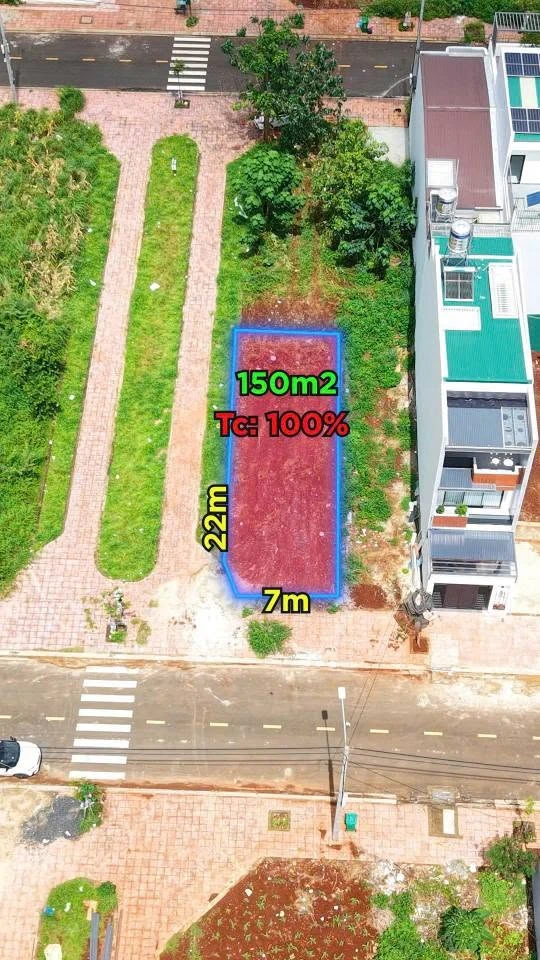 Bán lô đất góc Lê Văn Lương Tân An Đắk Lắk 175m² - Ảnh 1