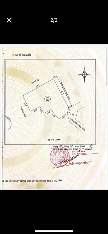 Bán nhà hẻm 35m² sát biển Xuân Diệu Nha Trang 1,4 tỷ