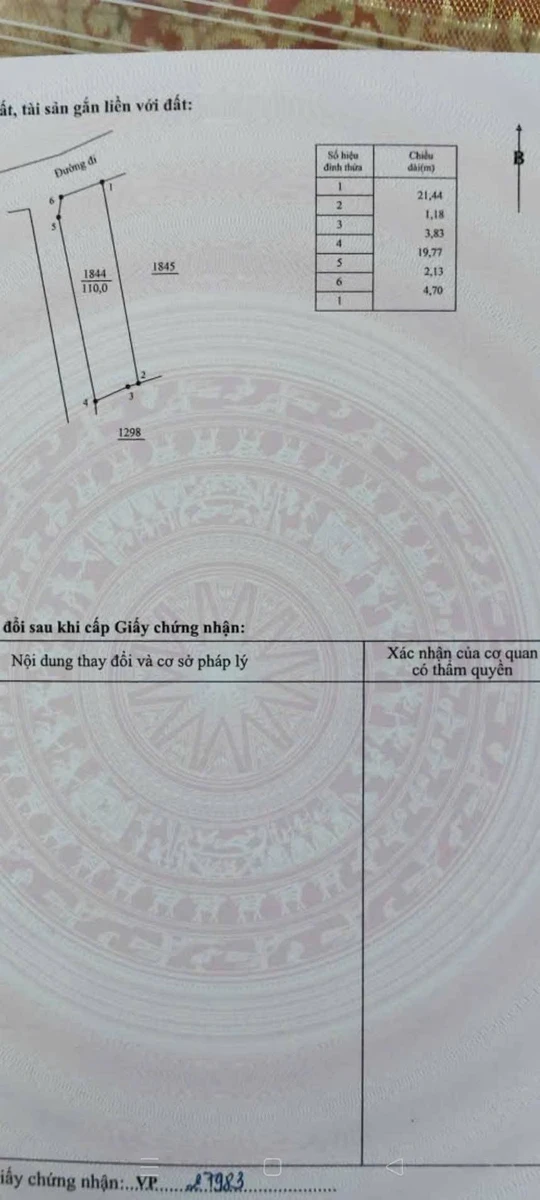 Bán lô đất mặt tiền 5x22m Hóc Môn 570 triệu - Ảnh 1