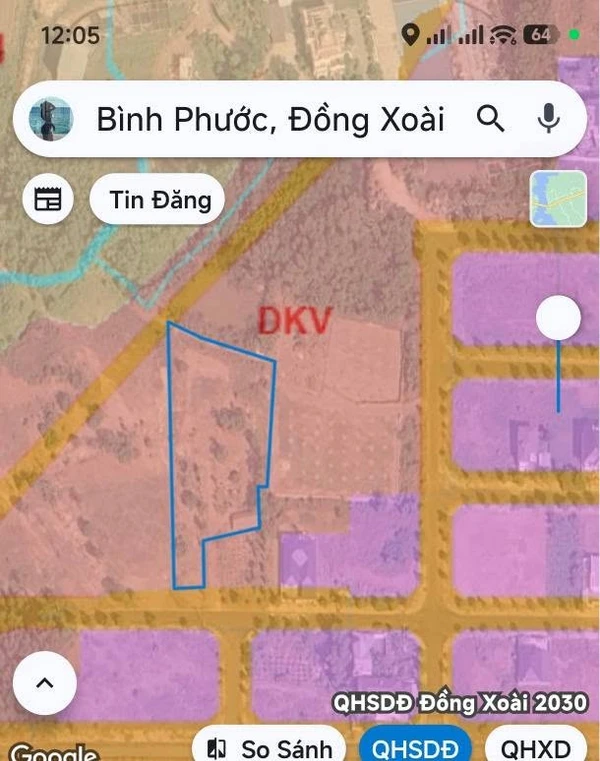 Bán lô đất 400m² gần Hồ Xuân Hương, Bình Phước