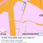 Bán lô đất góc 2 mặt tiền 140m² Phước Hưng Nhà Bè - Ảnh thu nhỏ 1