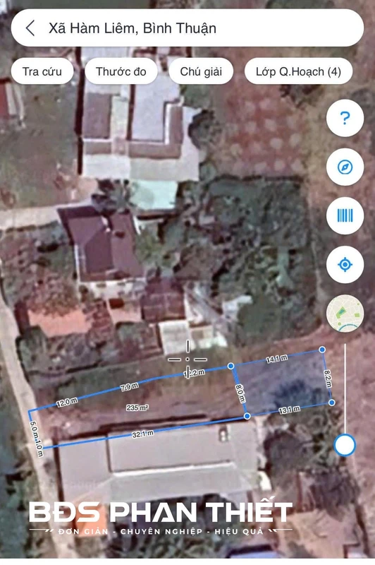 Bán đất mặt tiền 335 m² gần KCN Phan Thiết, Bình Thuận