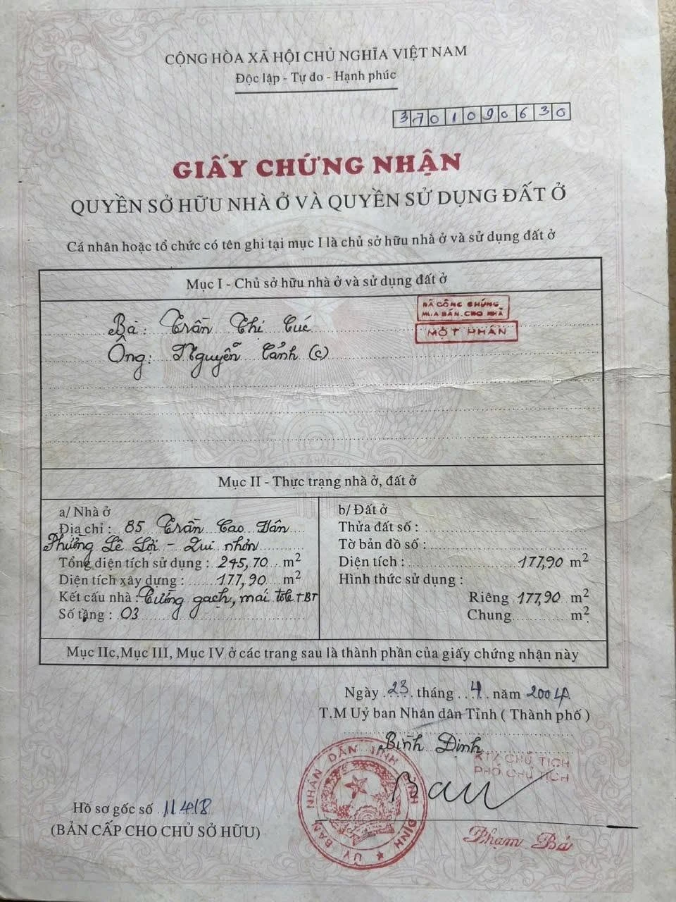 Bán nhà mặt tiền 175m2 đường Trần Cao Vân, gần biển 15 tỷ - Ảnh 1