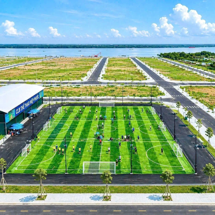 Bán đất nền sổ đỏ 80m2 mặt tiền đường 13m Hiệp Phước, Nhà Bè giá 1,7 tỷ - Ảnh thu nhỏ 2