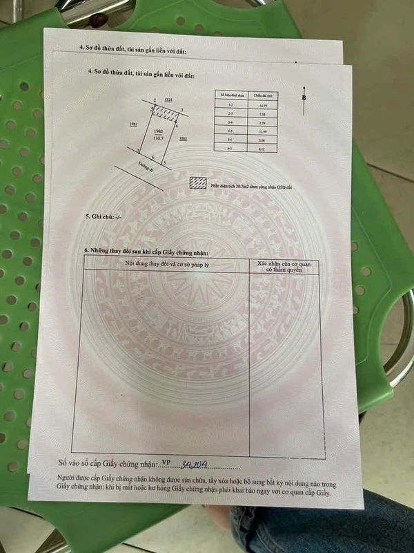 Bán lô đất thổ mặt tiền Nguyễn Văn Siêu, Tây Ninh, 110.7m², 1,15 tỷ 9met
