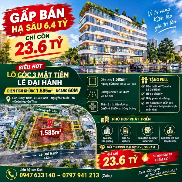 Nhà 2 tầng mặt tiền Phan Khôi, Hoà Xuân, Đà Nẵng, 100m², 6.5 tỷ 9ty250