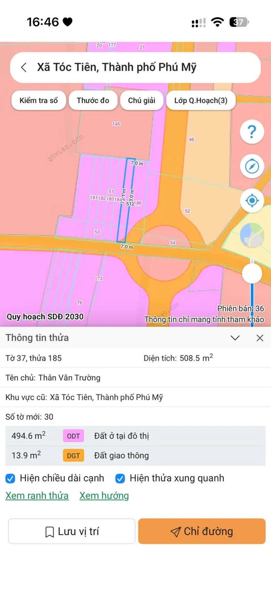 Bán đất nền Ấp 6 Tóc Tiên trên 2 tỷ gần Phú Mỹ - Ảnh 1