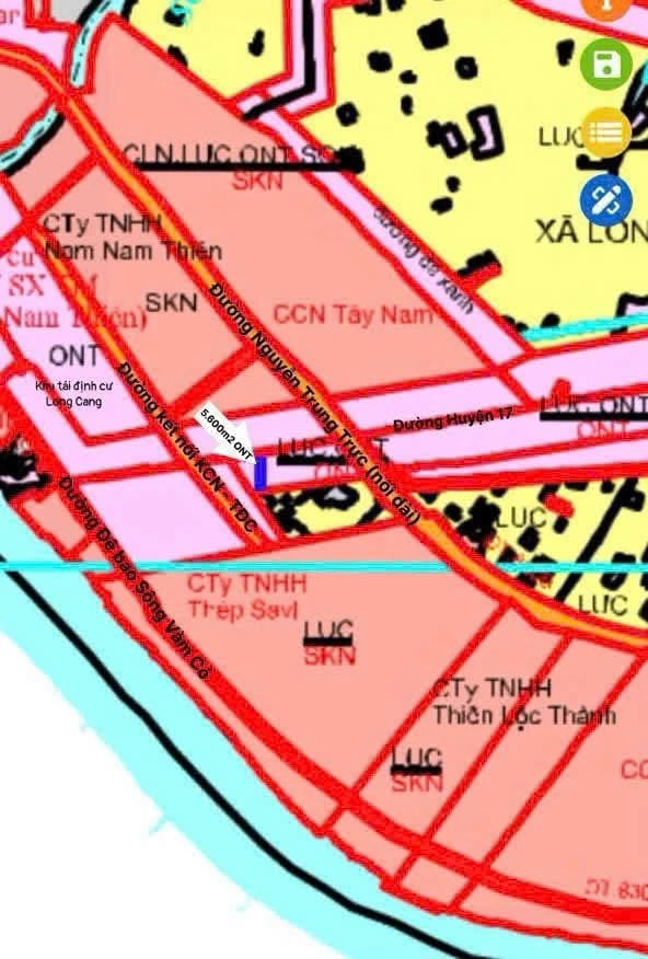 Bán đất thổ cư 5.500m2 tại Long An, 5.2tr/m2 - Ảnh thu nhỏ 3
