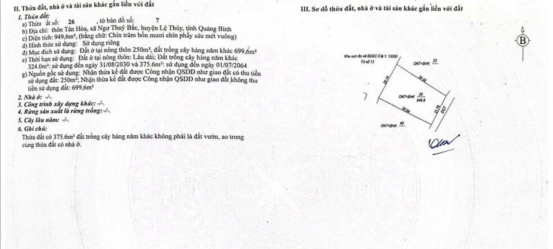 Đất nền ven biển trung tâm xã Cam Hồng