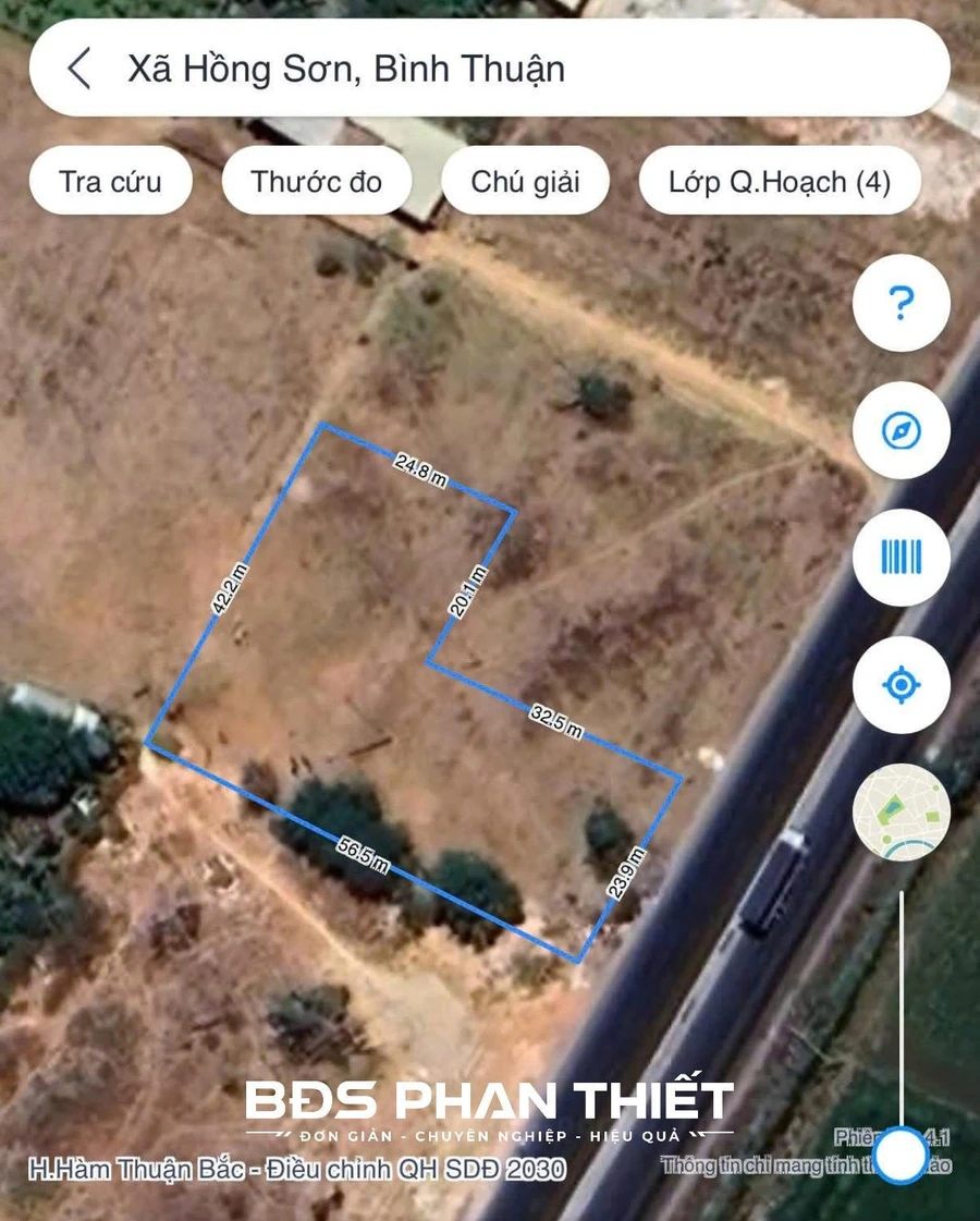 Bán đất mặt tiền Quốc lộ 1A 1.776 m² Phan Thiết - Ảnh thu nhỏ 2