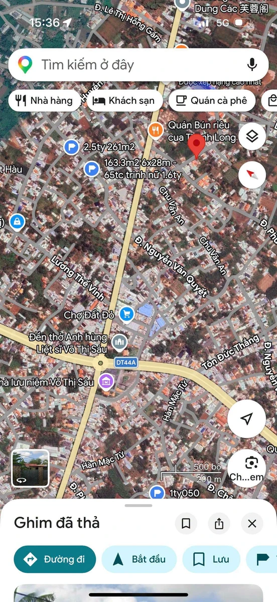 Bán đất mặt tiền Nguyễn Hùng Mạnh Đất Đỏ 650m2 - Ảnh thu nhỏ 4