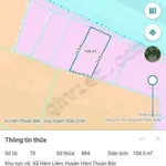 Bán đất 104m² mặt kênh nước xã Hàm Liêm, Lâm Đồng - Ảnh thu nhỏ 4