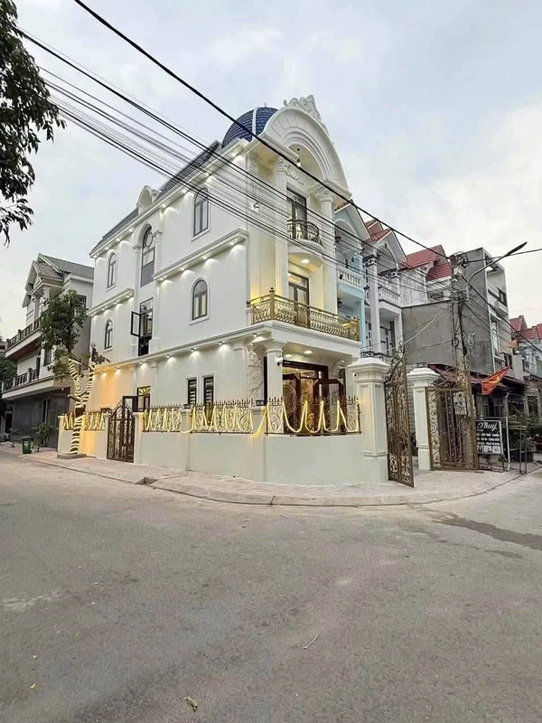 Biệt thự tân cổ điển góc hai mặt tiền 100m2, Thuận An, Bình Dương