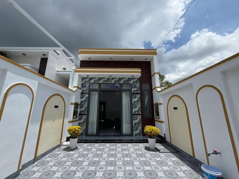 Bán nhà mới 3PN 100m² gần chợ Long Hải Tây Ninh 1.6 tỷ