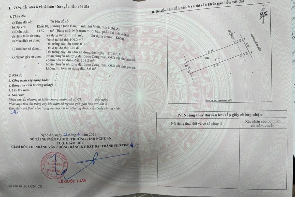 Bán đất Hồ Bá Kiện, Quán Bàu, 117 m² - Ảnh thu nhỏ 5