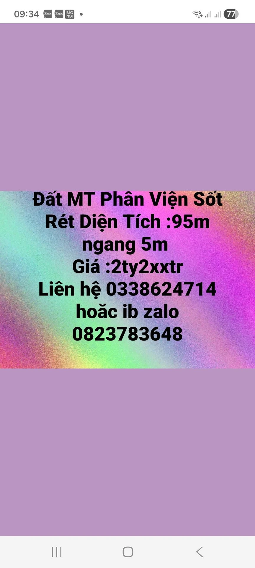 Bán đất mặt tiền Phân Viện Sốt Rét 95m x 5m Nhơn Phú - Ảnh 1