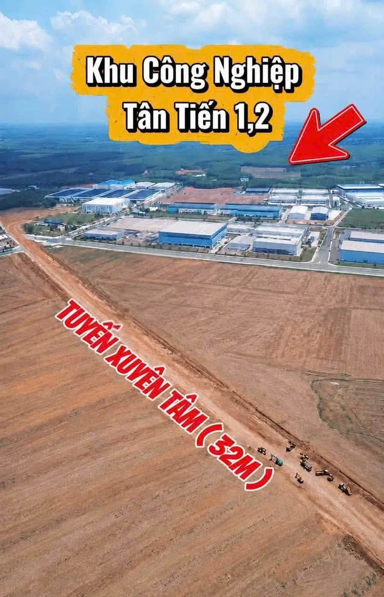 Bán đất sào mặt tiền Nhánh Xuyên Tâm 430m2 - 420 triệu - Ảnh thu nhỏ 3