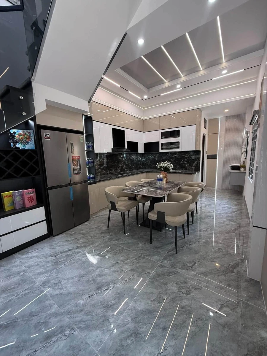 Bán nhà 3 tầng 52m2 full nội thất mặt tiền 7.5m An Khê - Ảnh thu nhỏ 4