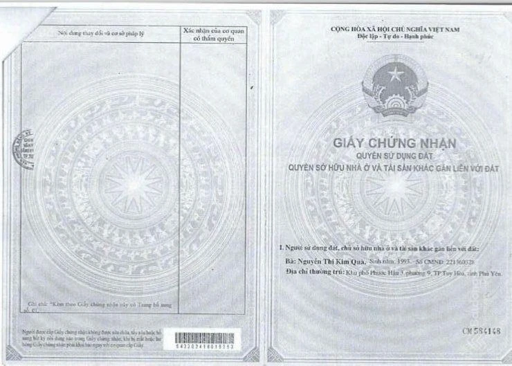 Bán lô đất 100m2 đường Nguyễn Trung Trực, Phường Tuy Hòa. Giá rẻ: 1,6 tỷ - Ảnh thu nhỏ 4