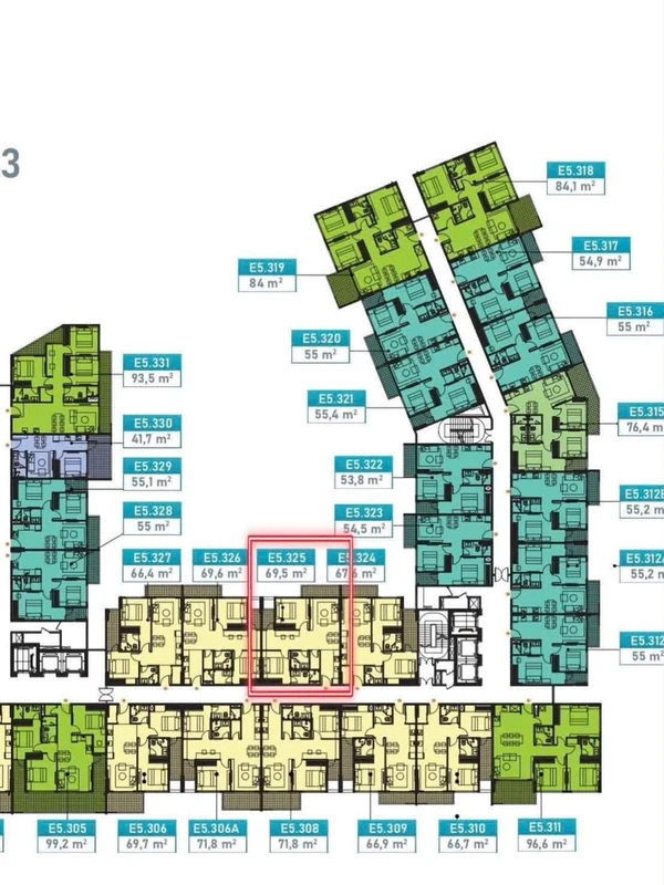 Bán căn hộ 2PN 69.5m² E5 Ecoriverside Hải Dương 2.85 tỷ