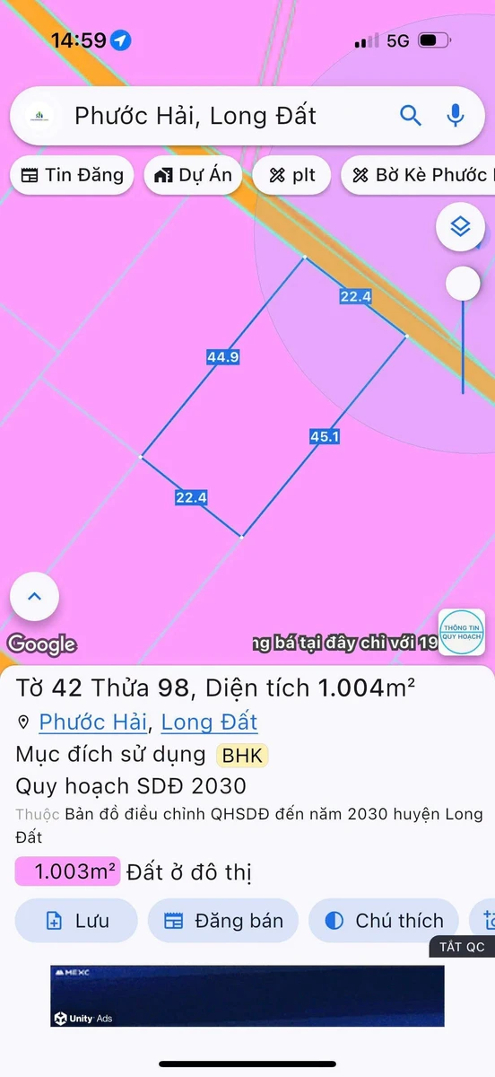 Bán đất 1000m² Xã Phước Hải Cần Giờ 3.6 tỷ - Ảnh thu nhỏ 5