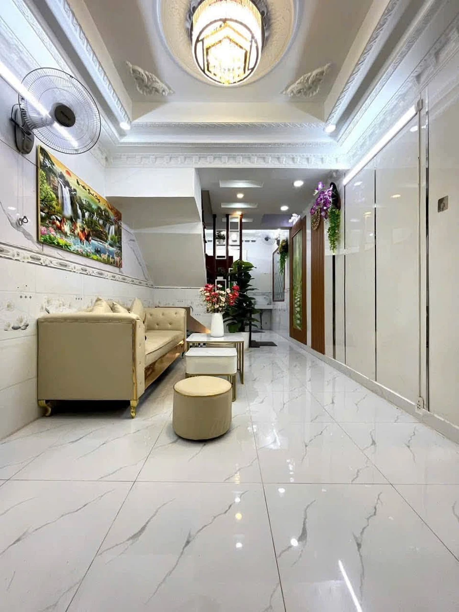 Bán nhà 3 lầu 4PN 27m² Huỳnh Tấn Phát Nhà Bè 2.68 tỷ - Ảnh thu nhỏ 3