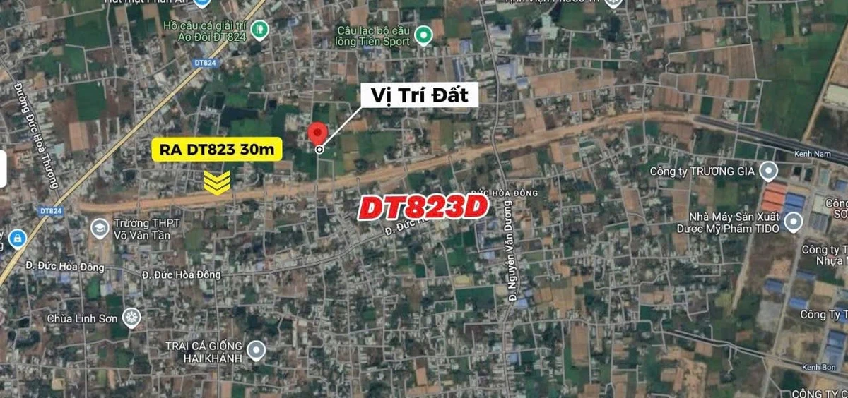 Bán lô đất 108m² full thổ cư Đức Hòa Đông, Long An 999 triệu - Ảnh 1