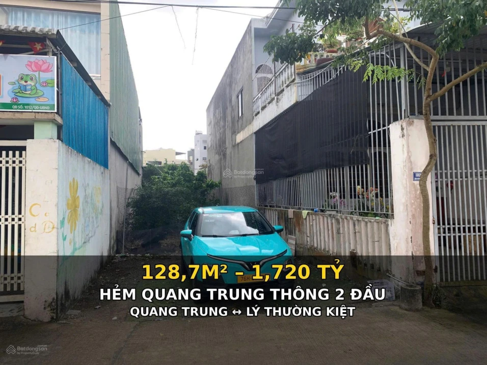 128,7m2 hẻm Quang Trung thông 2 đầu Quang Trung Lý Thường Kiệt - Ảnh 1