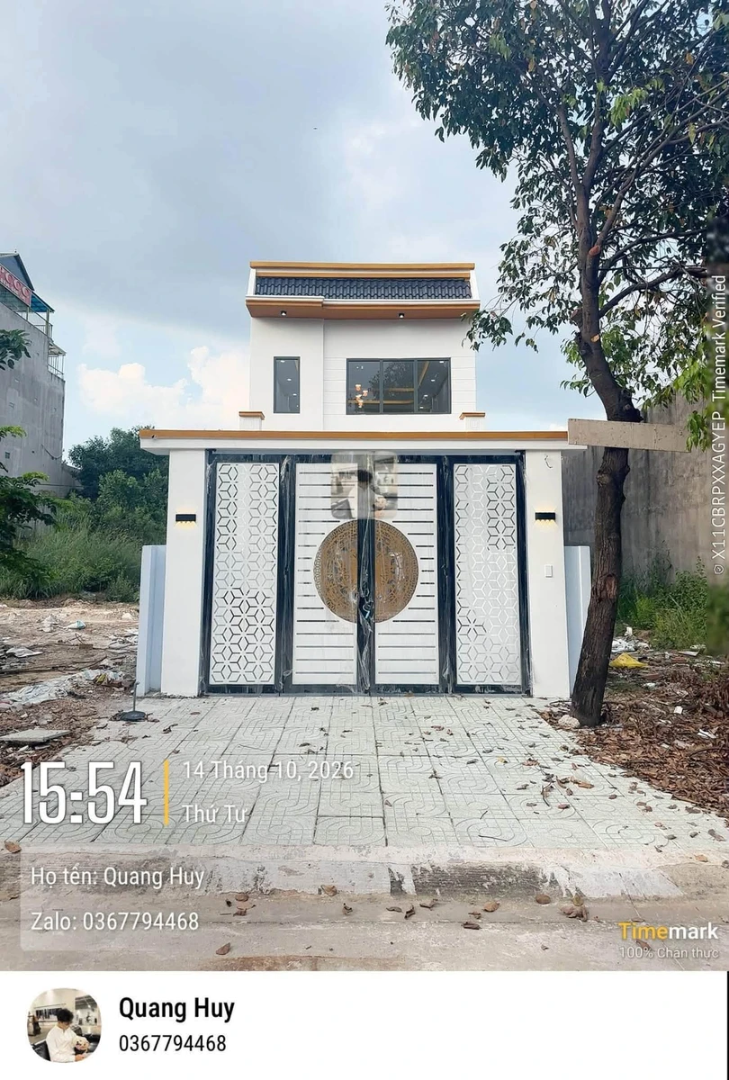 Bán nhà gác lửng Mỹ Phước 3 Bến Cát 150m², 3PN giá 2,59 tỷ - Ảnh 1